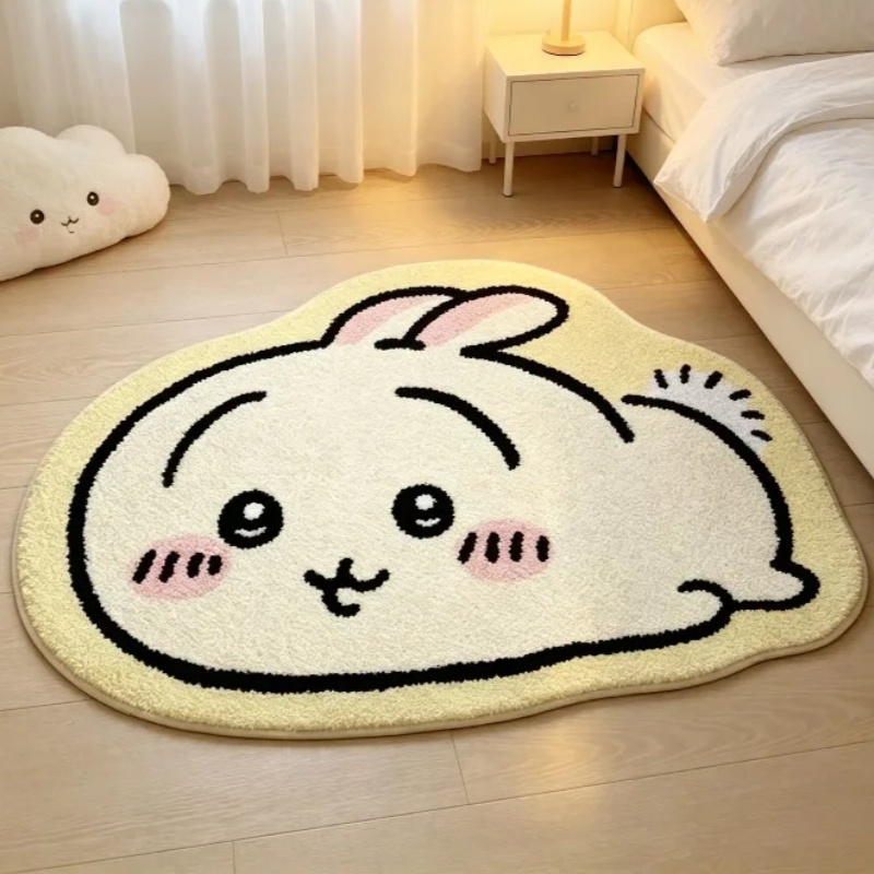 チイカワ漫画ラグ アニメハチワレウサギ ぬいぐるみフロアマッ - Car Floor Mat のレビューと価格