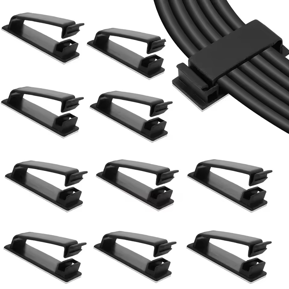 自己接着式のケーブル整理具、ケーブル固定クリップ、ケーブルホ - Car Cable Organizer のレビューと価格