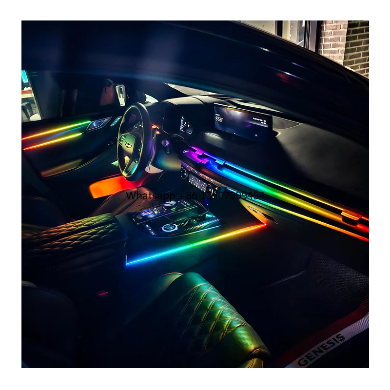 工場価格 ユニバーサル雰囲気 256色LEDアンビエントライ - Car Led Light のレビューと価格