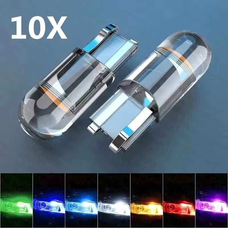 超高輝度 10個入り W5W 194 T10 LED ガラス - Car Led Light のレビューと価格