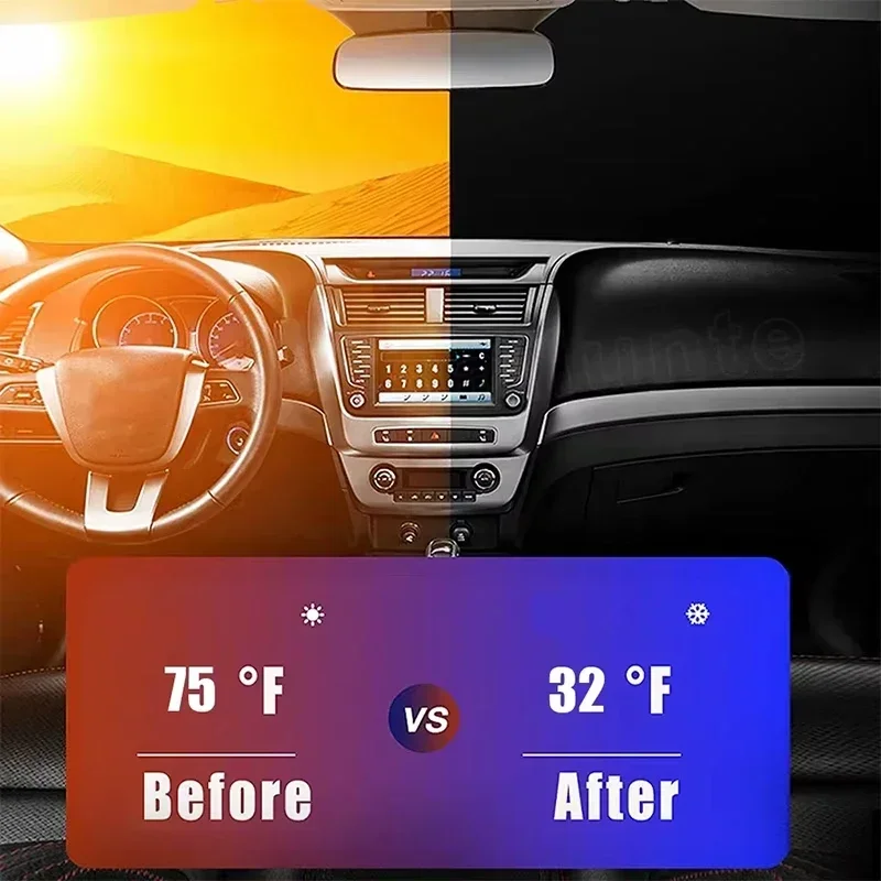 夏用車フロントウィンドウサンシェードカバー、サンシェード、フ - Windshield Sun Shade のレビューと価格