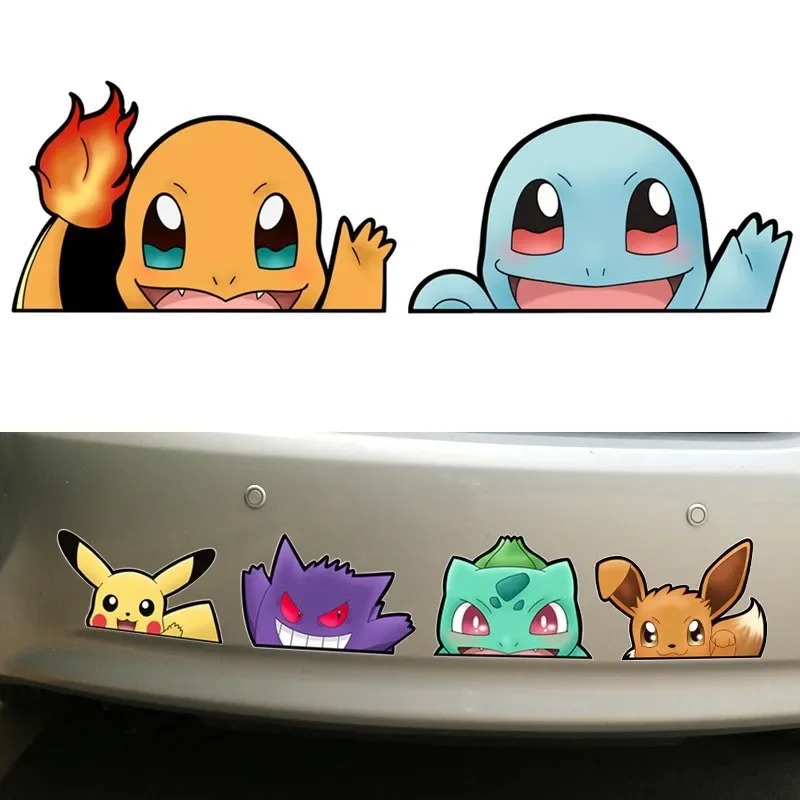 かわいいモンスターのクリエイティブなカーステッカー、アニメキ - Car Accessories Japanese のレビューと価格